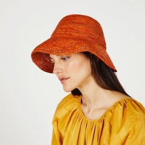 WYETH | Tali Raffia Straw Bucket Hat